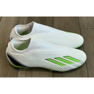 Size 8 Men’s Adidas X Speedportal.3 LL FG Laceless Soccer Cleats White HP9718